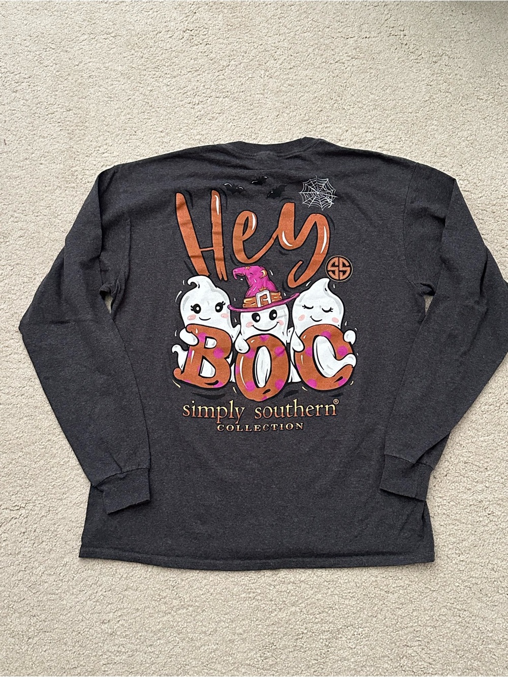 Simply Southern โHey Booโ LS shirt